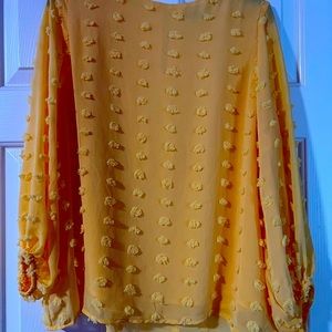 Ophelia Roe Yellow blouse